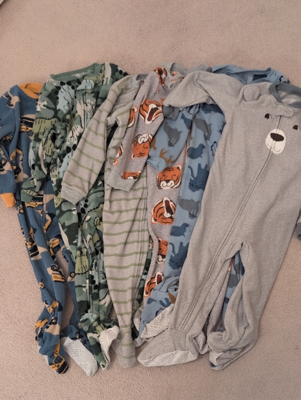 Toddler Footed Pajama Bundle -2T